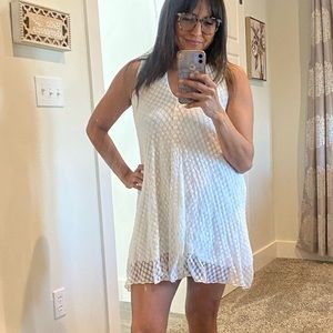 White lace dress